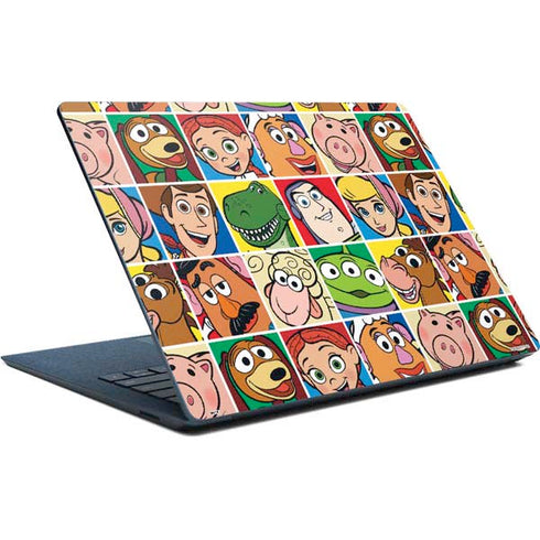 Disney Toy Story Characters Collage faces Surface Laptop Skin