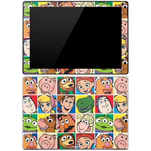 Disney Toy Story Characters Collage faces Surface Pro 3 Skin