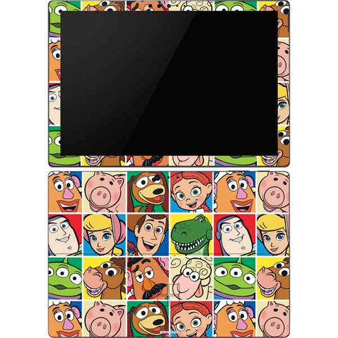Disney Toy Story Characters Collage faces Surface Pro 6 Skin