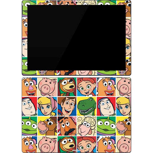 Disney Toy Story Characters Collage faces Surface Pro 7 Skin