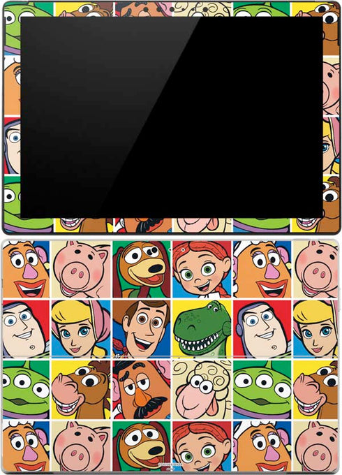 Disney Toy Story Characters Collage faces Surface Pro (2017) Skin