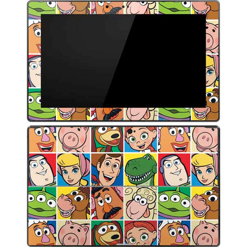 Disney Toy Story Characters Collage faces Surface Pro Tablet Skin
