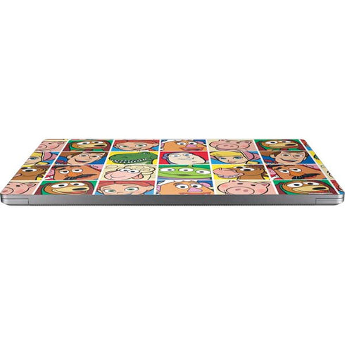 Disney Toy Story Characters Collage faces Universal Laptop 12in (9.8 x 6.8in) Skin