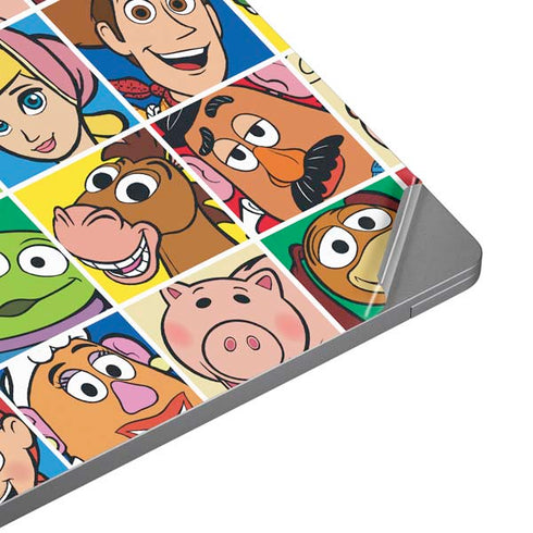 Disney Toy Story Characters Collage faces Universal Laptop 12in (9.8 x 6.8in) Skin