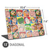 Disney Toy Story Characters Collage faces Universal Laptop 13in (10.6 x 7.6in) Skin