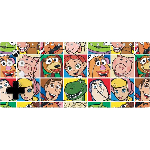 Disney Toy Story Characters Collage faces Xbox Adaptive Controller Skin