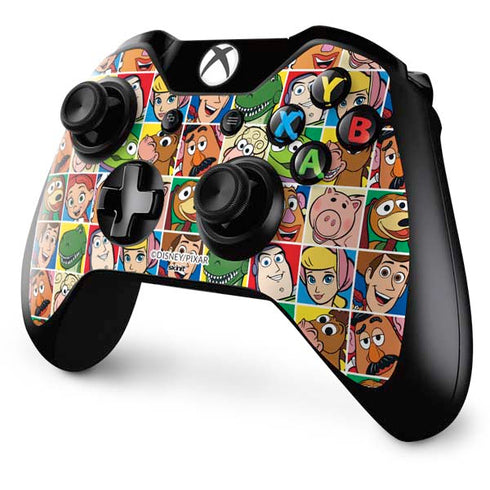 Disney Toy Story Characters Collage faces Xbox One Controller Skin