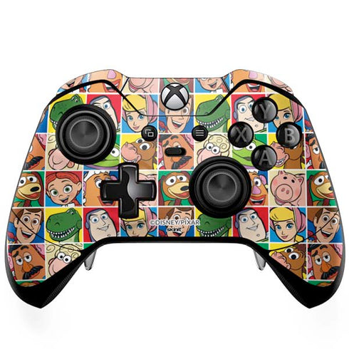 Disney Toy Story Characters Collage faces Xbox One Elite Controller Skin