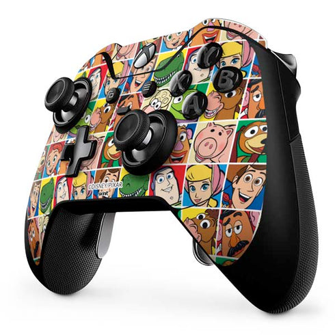 Disney Toy Story Characters Collage faces Xbox One Elite Controller Skin