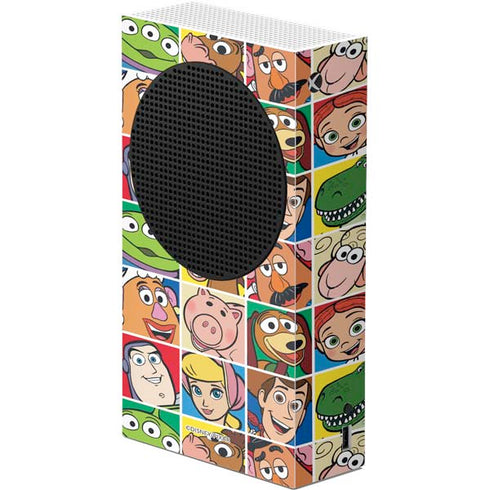 Disney Toy Story Characters Collage faces Xbox Series S Console Skin