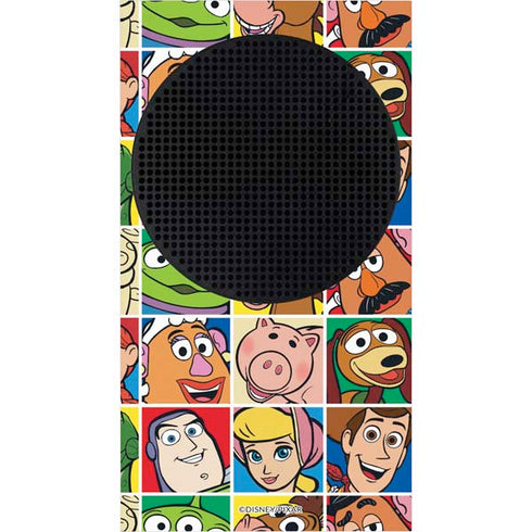 Disney Toy Story Characters Collage faces Xbox Series S Console Skin