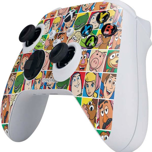 Disney Toy Story Characters Collage faces Xbox Series S Controller Skin