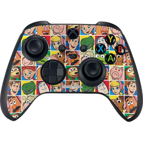 Disney Toy Story Characters Collage faces Xbox Series X Controller Skin