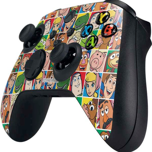 Disney Toy Story Characters Collage faces Xbox Series X Controller Skin