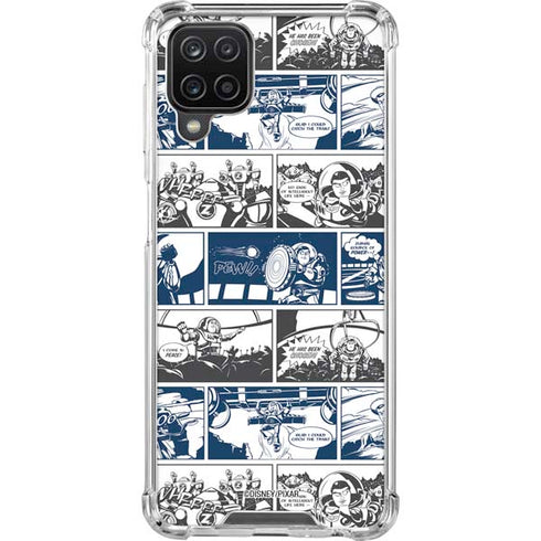 Disney Toy Story Comic Strip Galaxy A12 Clear Case