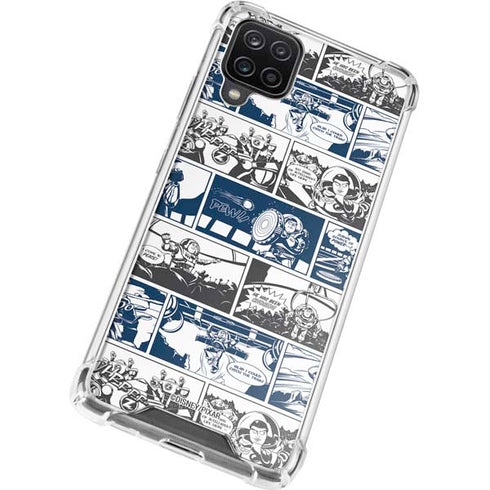 Disney Toy Story Comic Strip Galaxy A12 Clear Case