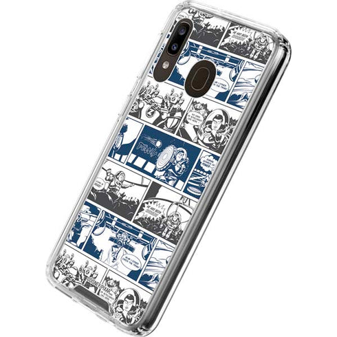 Disney Toy Story Comic Strip Galaxy A30 Clear Case