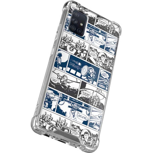 Disney Toy Story Comic Strip Galaxy A71 5G Clear Case