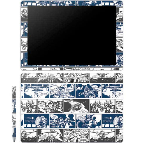 Disney Toy Story Comic Strip Galaxy Book 12in Skin