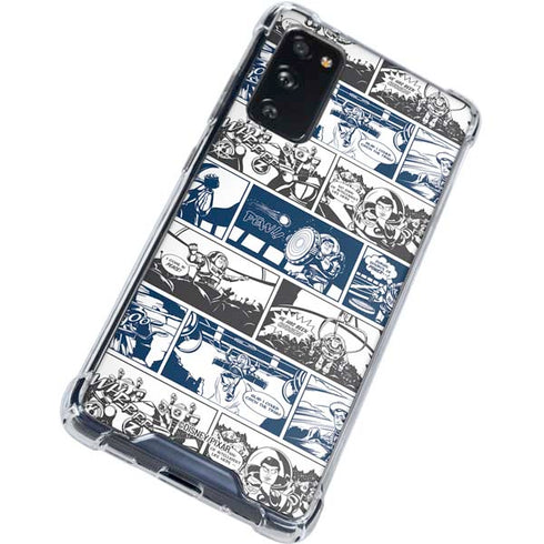 Disney Toy Story Comic Strip Galaxy S20 FE Clear Case