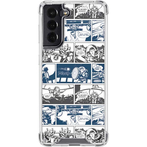 Disney Toy Story Comic Strip Galaxy S21 5G Clear Case