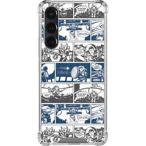 Disney Toy Story Comic Strip Galaxy S23 Plus Clear Case