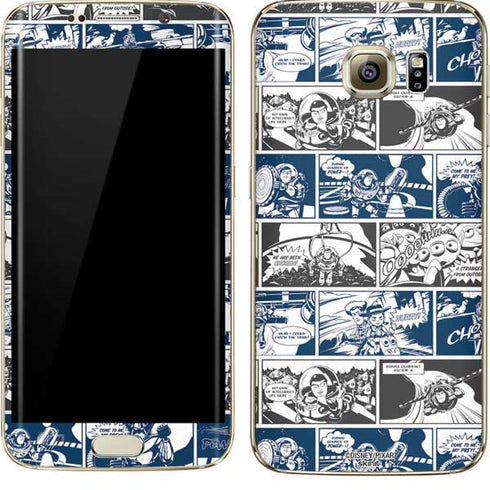 Disney Toy Story Comic Strip Galaxy S7 Edge Skin