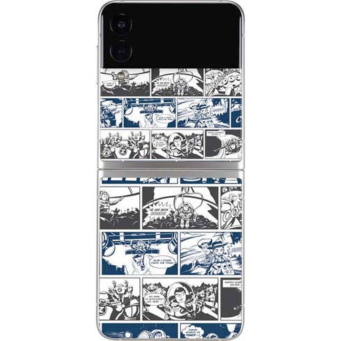 Disney Toy Story Comic Strip Galaxy Z Flip4 5G Skin