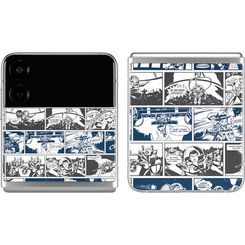 Disney Toy Story Comic Strip Galaxy Z Flip4 5G Skin