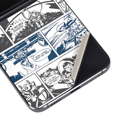 Disney Toy Story Comic Strip Galaxy Z Flip5 5G Skin