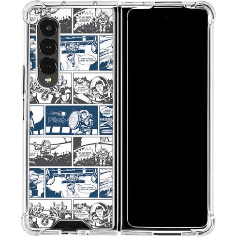 Disney Toy Story Comic Strip Galaxy Z Fold4 5G Clear Case
