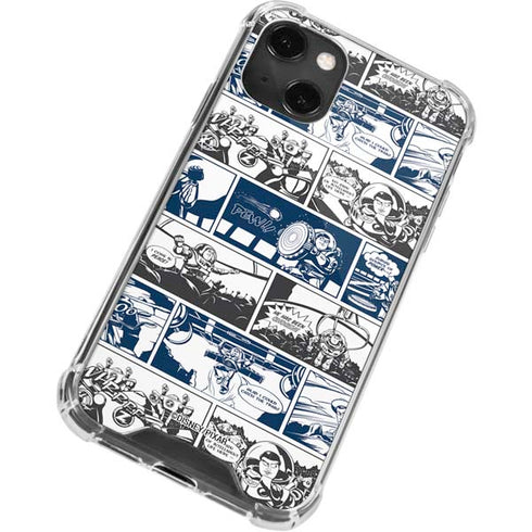 Disney Toy Story Comic Strip iPhone 14 Plus Clear Case