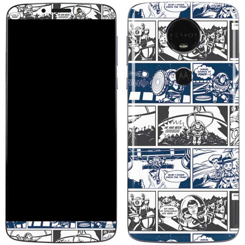 Disney Toy Story Comic Strip Moto E5 Plus Skin