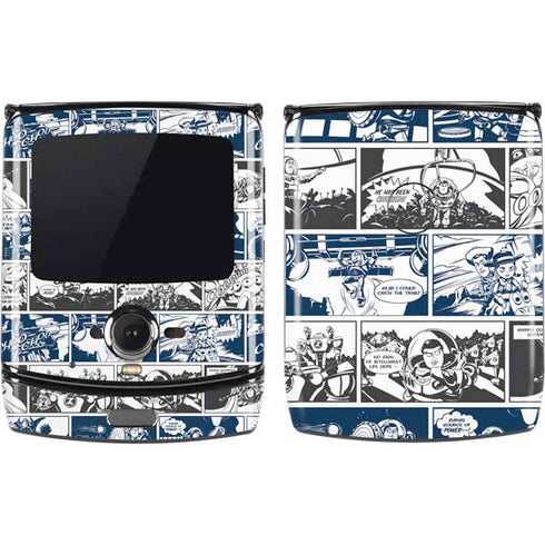 Disney Toy Story Comic Strip Motorola RAZR Skin