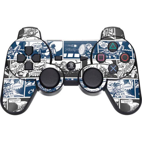Disney Toy Story Comic Strip PS3 Dual Shock wireless controller Skin