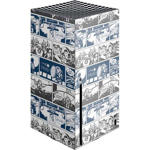 Disney Toy Story Comic Strip Xbox Series X Console Skin