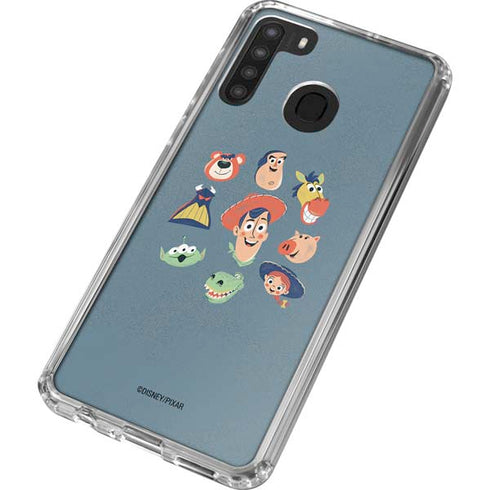 Disney Toy Story Crew Galaxy A21 Clear Case