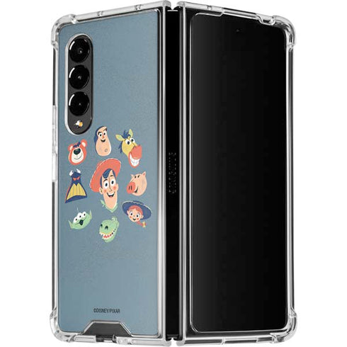 Disney Toy Story Crew Galaxy Z Fold4 5G Clear Case