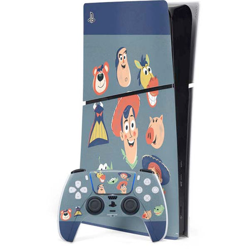 Disney Toy Story Crew PS5 Slim Digital Edition Console Skin