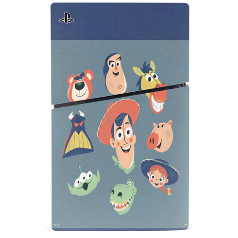 Disney Toy Story Crew PS5 Slim Digital Edition Console Skin