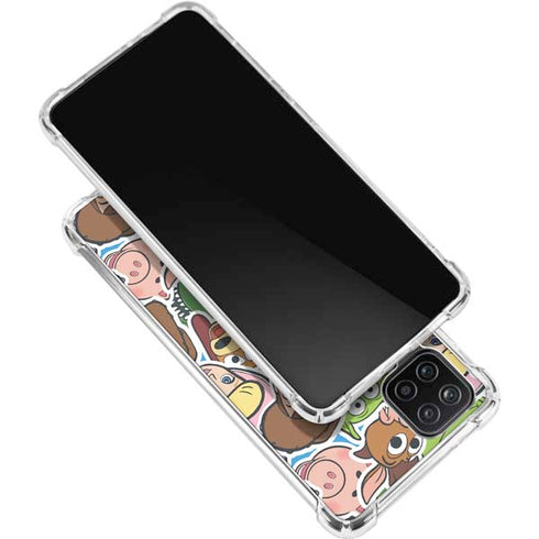 Disney Toy Story Collages Portrait Galaxy A12 Clear Case