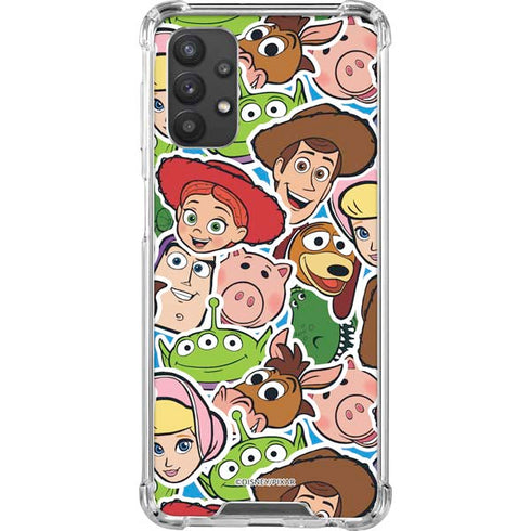 Disney Toy Story Collages Portrait Galaxy A32 5G Clear Case