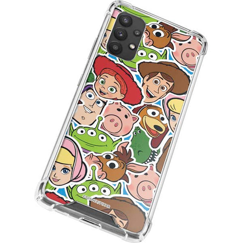 Disney Toy Story Collages Portrait Galaxy A32 5G Clear Case