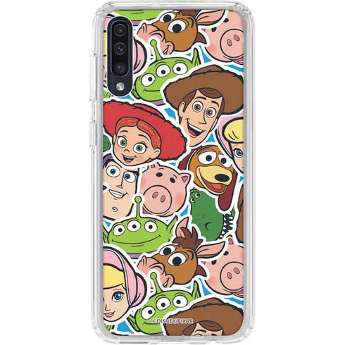 Disney Toy Story Collages Portrait Galaxy A50 Clear Case