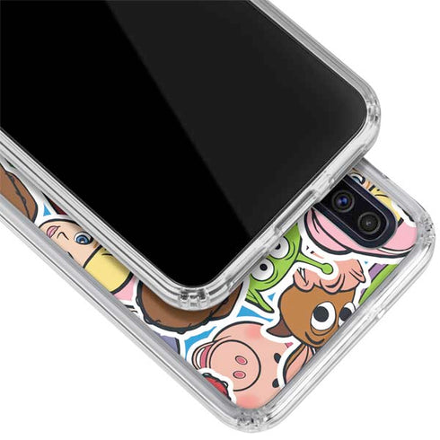 Disney Toy Story Collages Portrait Galaxy A50 Clear Case