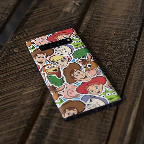 Disney Toy Story Collages Portrait Galaxy S10 Plus Skin