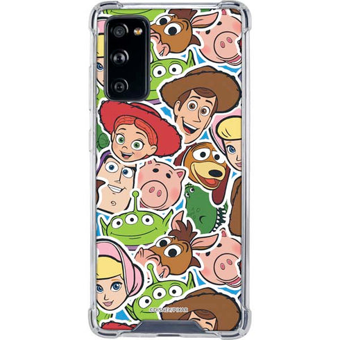 Disney Toy Story Collages Portrait Galaxy S20 FE Clear Case
