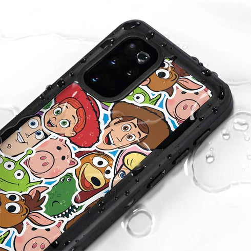 Disney Toy Story Collages Portrait Galaxy S20 Plus Waterproof Case
