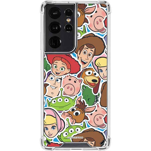 Disney Toy Story Collages Portrait Galaxy S21 Ultra 5G Clear Case