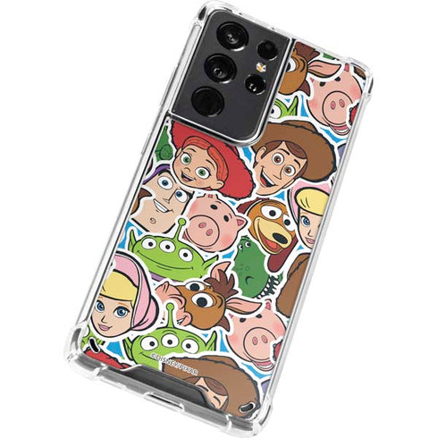 Disney Toy Story Collages Portrait Galaxy S21 Ultra 5G Clear Case